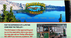 Desktop Screenshot of craterlaketrolley.net